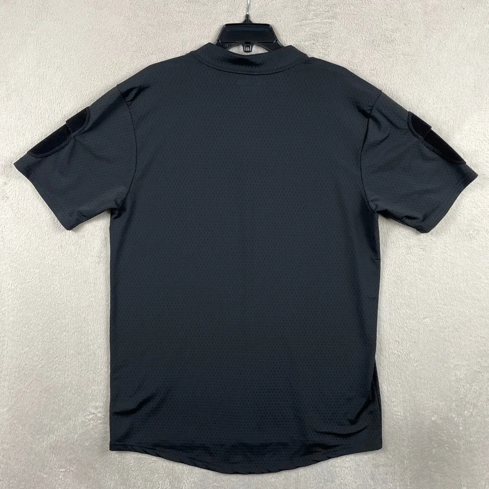 Velocity Systems Boss Rugby Shirt Mens XL Black Tactical Mesh Pocket Sleeve